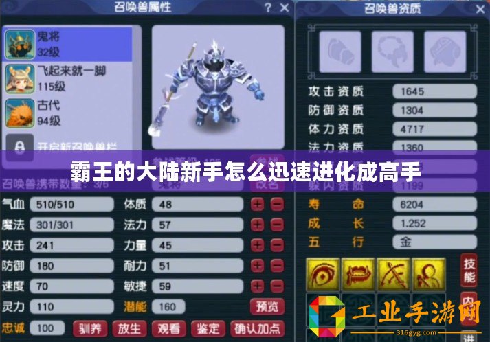 霸王的大陸新手怎么迅速進化成高手