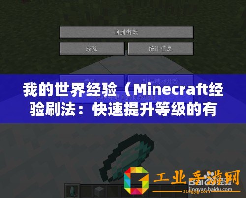 我的世界經(jīng)驗(yàn)（Minecraft經(jīng)驗(yàn)刷法：快速提升等級(jí)的有效指令！）