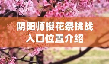 陰陽師櫻花祭挑戰(zhàn)入口位置介紹