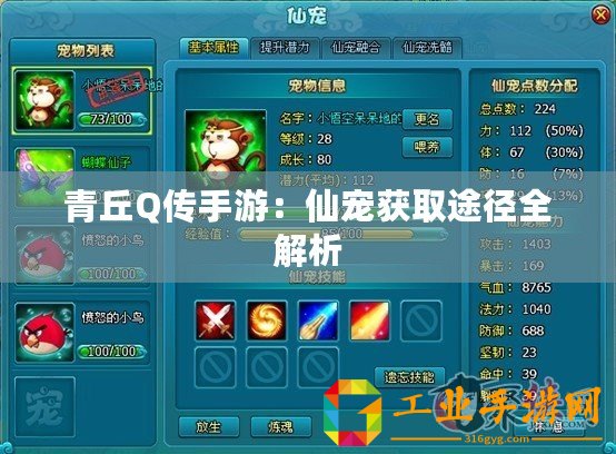 青丘Q傳手游：仙寵獲取途徑全解析