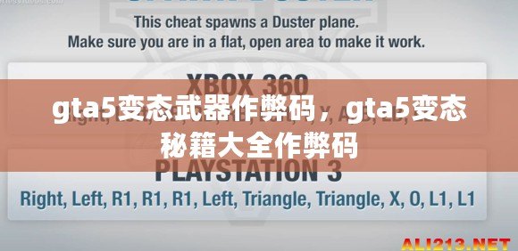 gta5變態(tài)武器作弊碼，gta5變態(tài)秘籍大全作弊碼