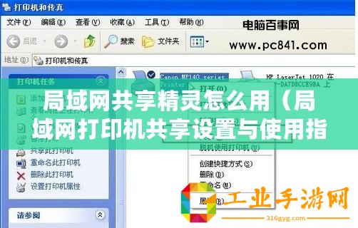 局域網共享精靈怎么用（局域網打印機共享設置與使用指南）