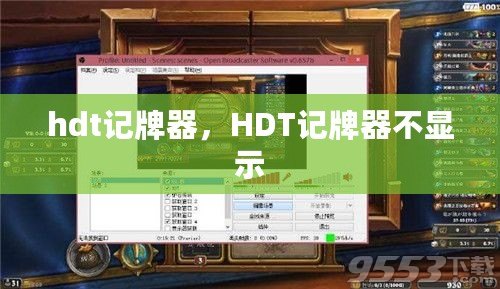 hdt記牌器，HDT記牌器不顯示