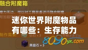 迷你世界附魔物品有哪些：生存能力提升攻略