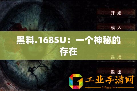 黑料.168SU：一個神秘的存在