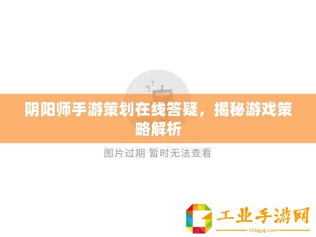 陰陽師手游策劃在線答疑，揭秘游戲策略解析