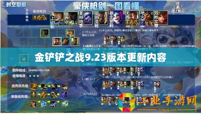 金鏟鏟之戰(zhàn)9.23版本更新內(nèi)容