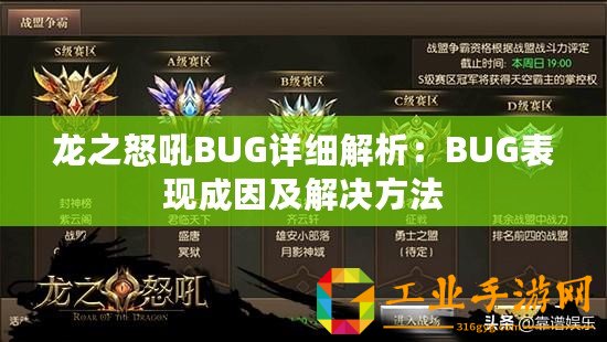 龍之怒吼B(yǎng)UG詳細(xì)解析：BUG表現(xiàn)成因及解決方法